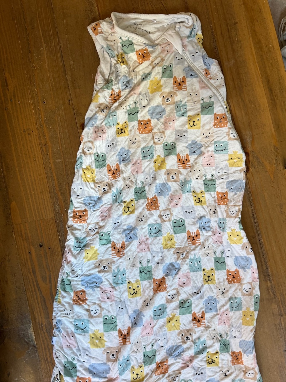Little Sleepies Sleep Sack - neutral checkmates